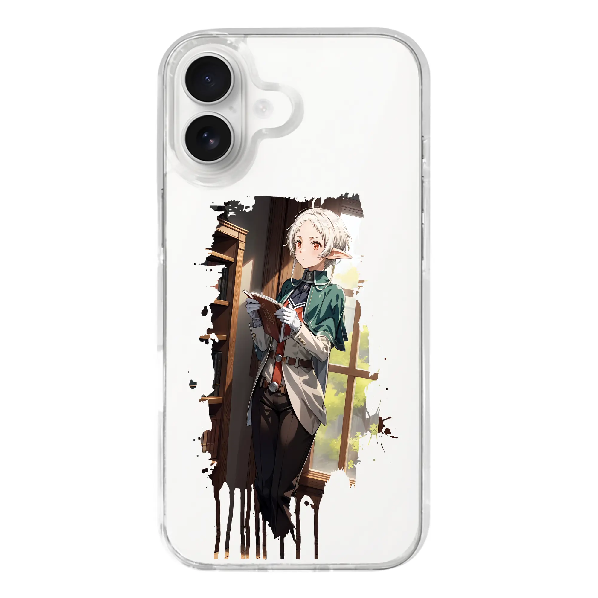 無職転生 グッズ,シルフィエット - iPhone 17シリーズ 透明スマホケース – 薄型・耐衝撃・精密フィット保護カバー